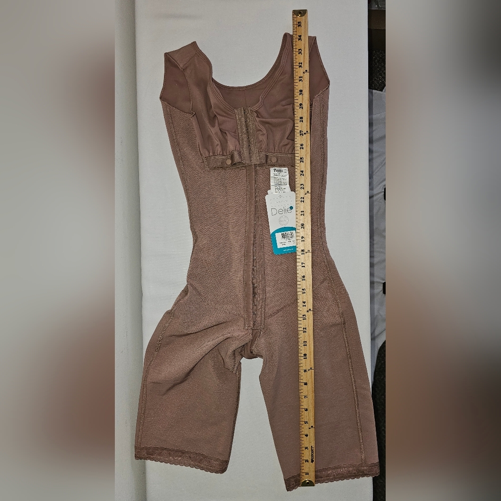 Brown Shapewear Bodysuit Size L Brand DELIE